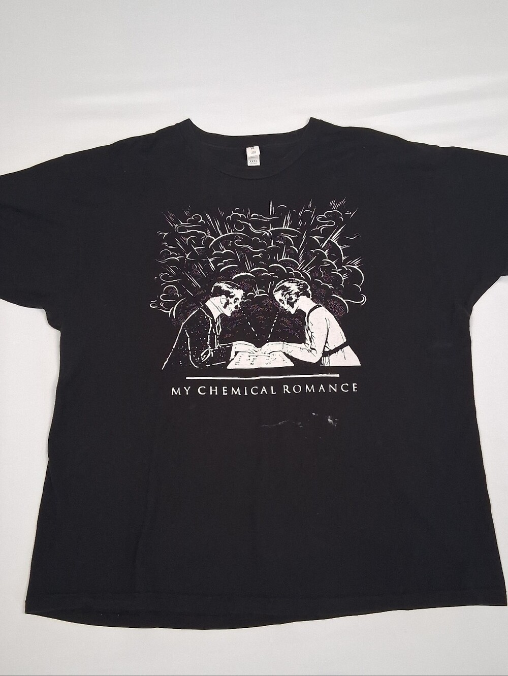 My Chemical Romance MCRX Graphic Print T-shirt Black Mens Size XXXL Flaw Read